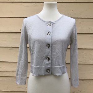 Sparkly Light Grey Sweater